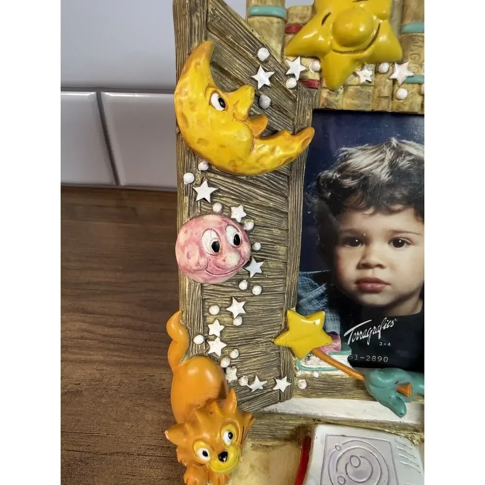 NEW Rare Terragrafics Magical 3D Storybook Wizard Frame 1992
